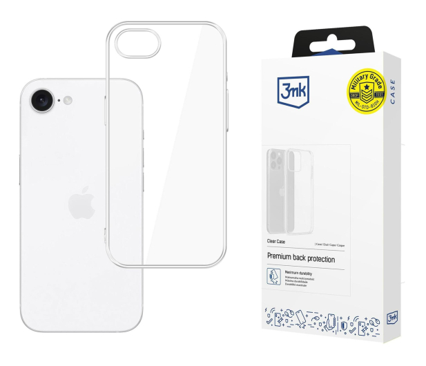 3MK Clear Case do iPhone 16E - 1319728 - zdjęcie